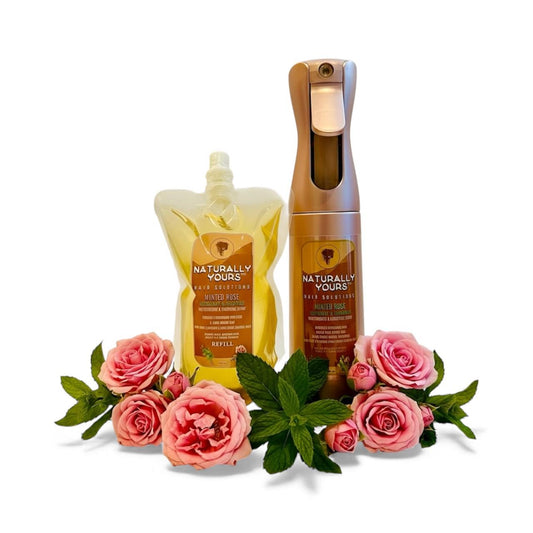 Minted Rose Bundle - Organic Rosewater & Peppermint Moisturizing & Hydrating Spray + Refill